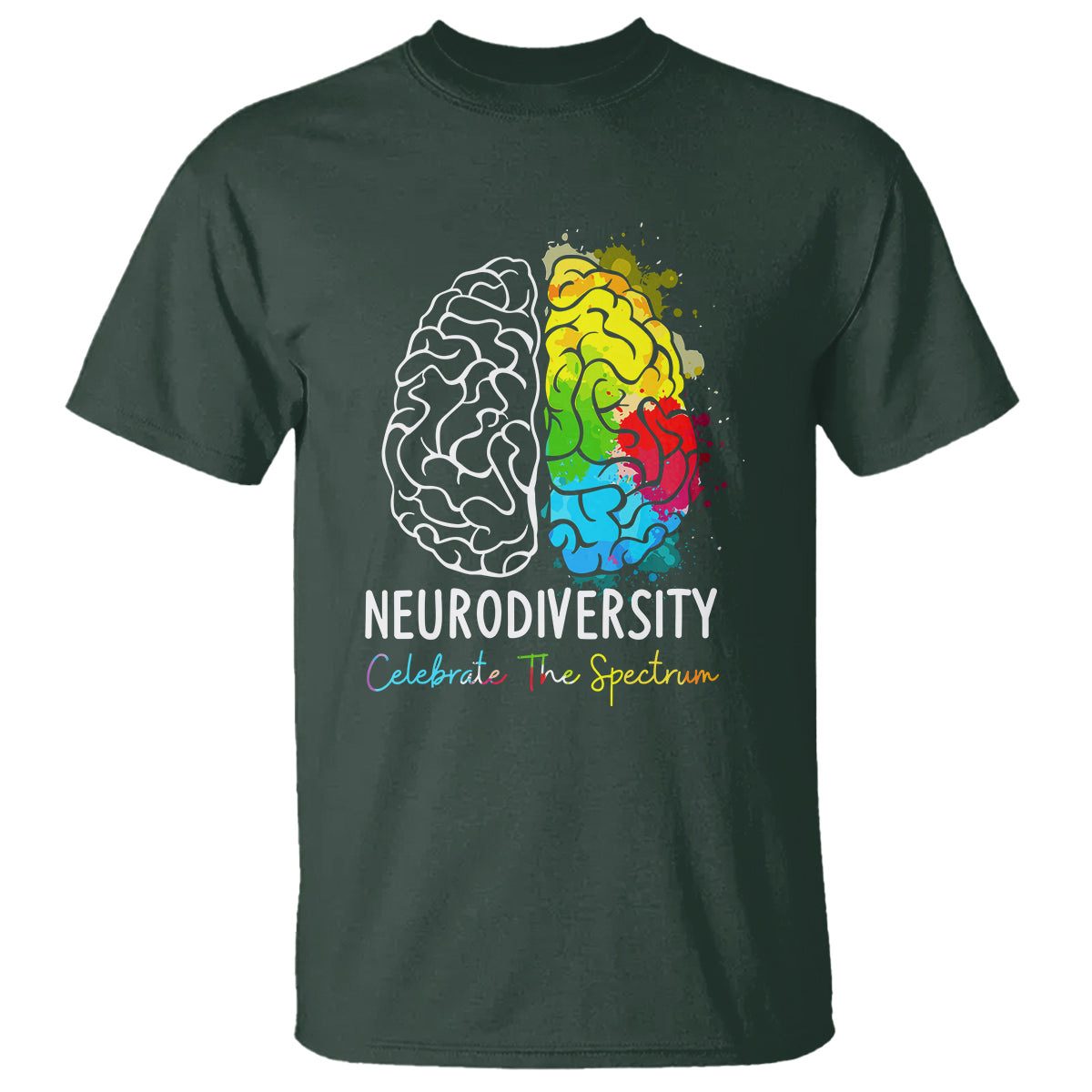 Proud Autism T Shirt Neurodiversity Celebrate The Spectrum - Wonder Print Shop