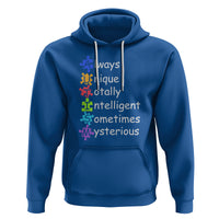 Autism Definition Hoodie Always Unique Totally Intelligent Sometimes Mysterious - Wonder Print Shop
