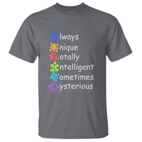 Autism Definition T Shirt Always Unique Totally Intelligent Sometimes Mysterious - Wonder Print Shop