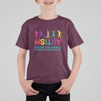 Proud Autism T Shirt For Kid Seeing The World From A Different Angle - Wonder Print Shop