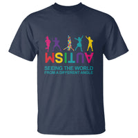 Proud Autism T Shirt Seeing The World From A Different Angle - Wonder Print Shop