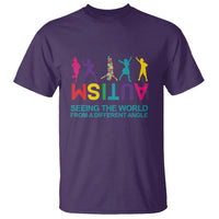 Proud Autism T Shirt Seeing The World From A Different Angle - Wonder Print Shop
