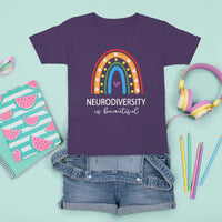 Heart Autism Awareness T Shirt For Kid Neurodiversity Is Beautiful - Wonder Print Shop