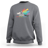 Cat Autism Sweatshirt Seeing The World Form A Different Angle - Wonder Print Shop