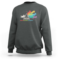 Cat Autism Sweatshirt Seeing The World Form A Different Angle - Wonder Print Shop