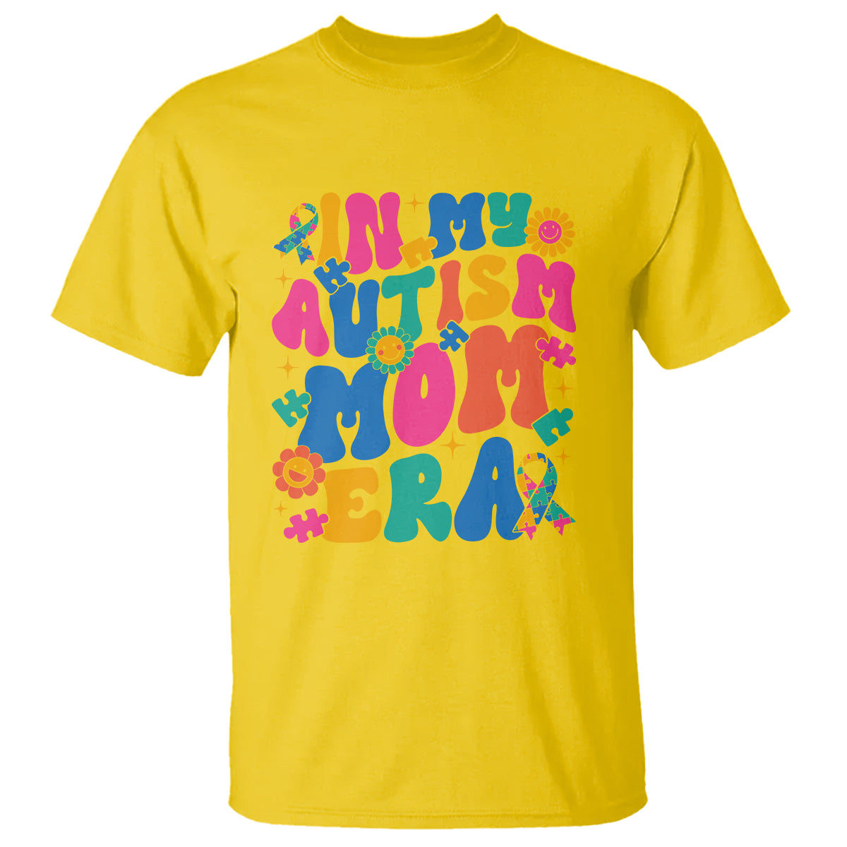 Autism Mama T Shirt In My Autism Mom Era - Wonder Print Shop