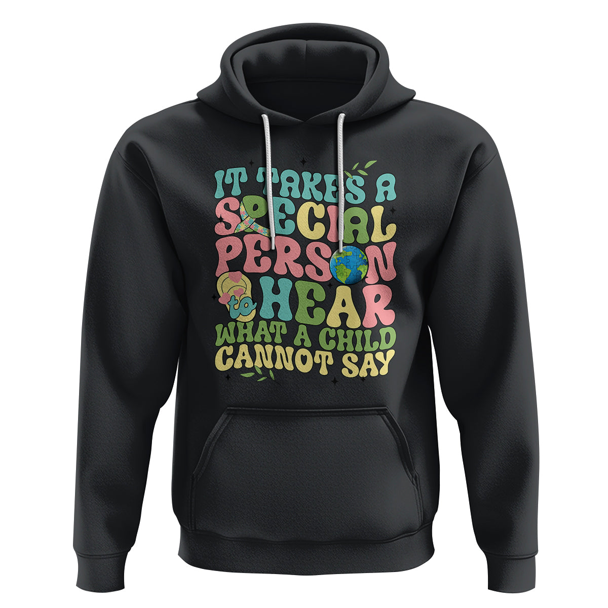 Embrace Autism Hoodie It Takes A Special Person To Hear What A Child Cannot Say - Wonder Print Shop