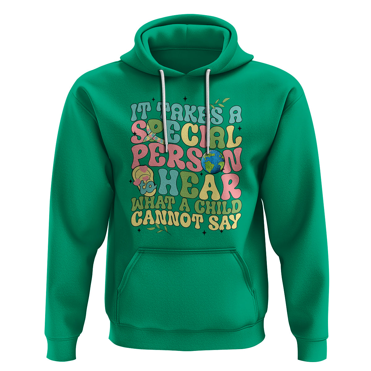 Embrace Autism Hoodie It Takes A Special Person To Hear What A Child Cannot Say - Wonder Print Shop