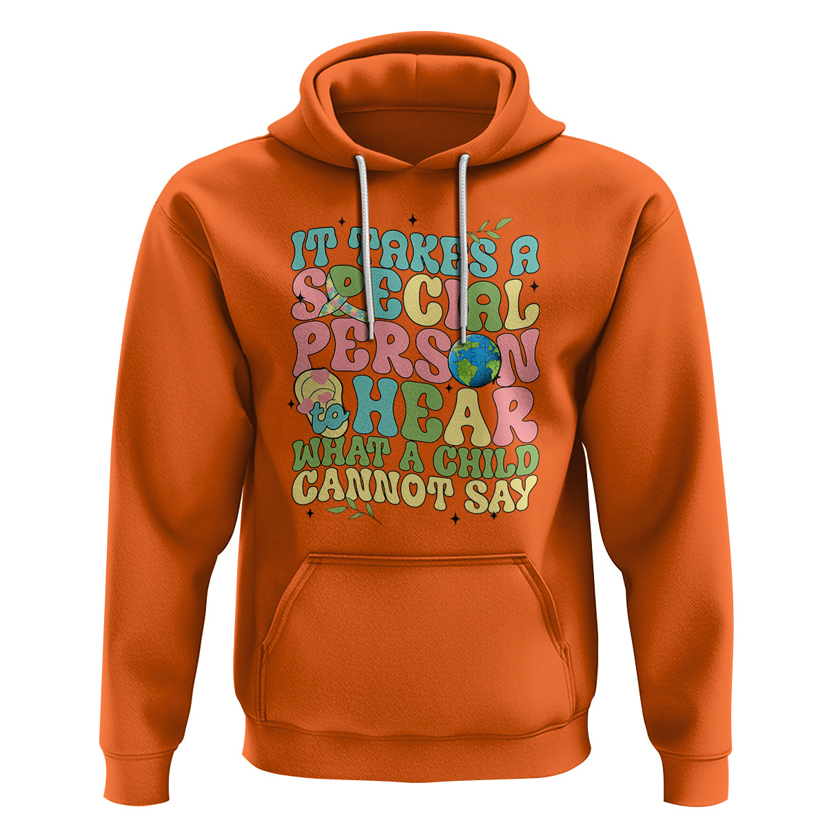 Embrace Autism Hoodie It Takes A Special Person To Hear What A Child Cannot Say - Wonder Print Shop