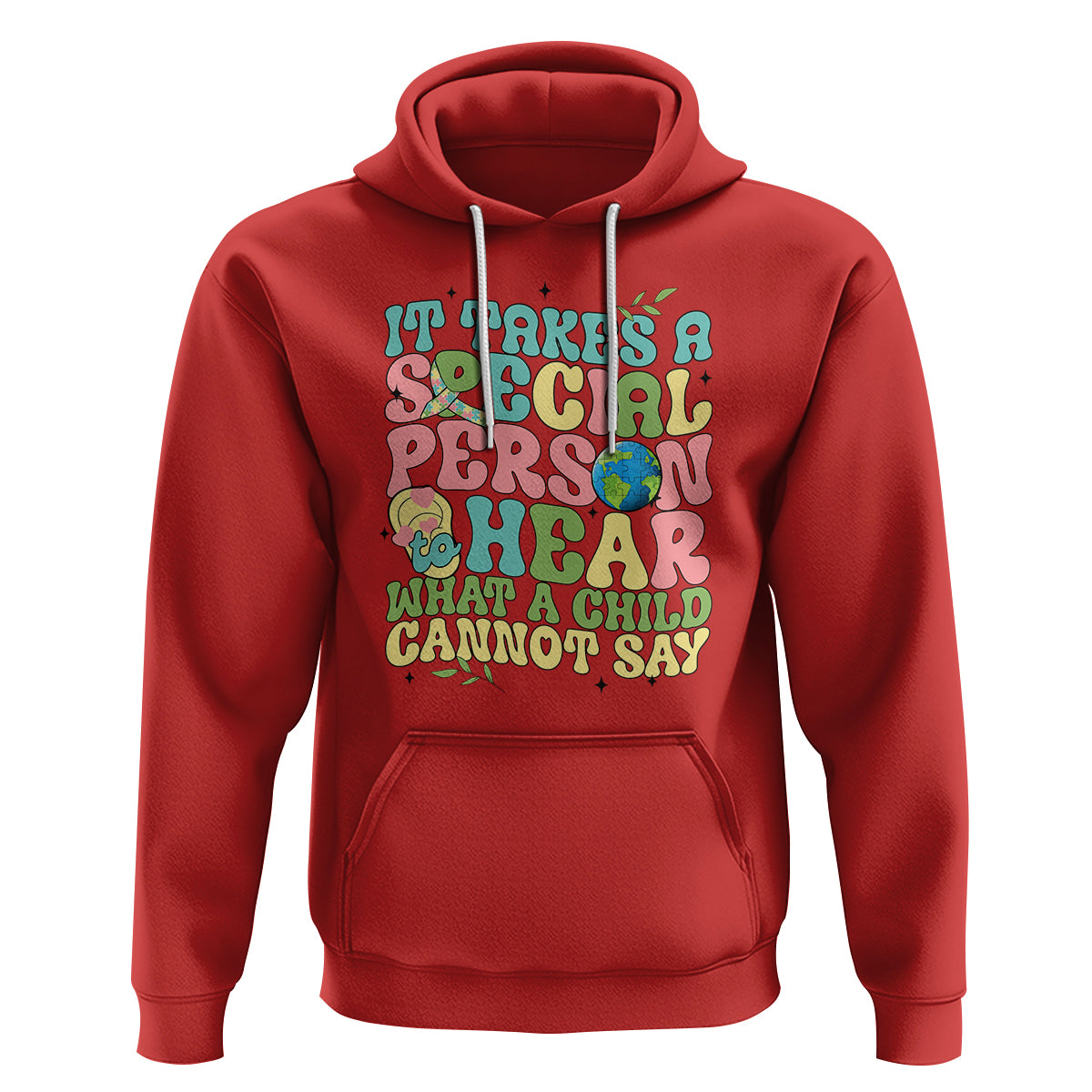 Embrace Autism Hoodie It Takes A Special Person To Hear What A Child Cannot Say - Wonder Print Shop