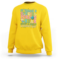 Embrace Autism Sweatshirt It Takes A Special Person To Hear What A Child Cannot Say - Wonder Print Shop