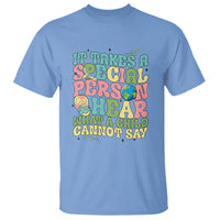 Embrace Autism T Shirt It Takes A Special Person To Hear What A Child Cannot Say - Wonder Print Shop