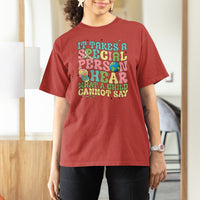 Embrace Autism T Shirt For Women It Takes A Special Person To Hear What A Child Cannot Say - Wonder Print Shop
