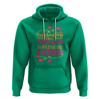 Happy Mother's Day Hoodie Celebrating Ultimate Super Hero Mom - Wonder Print Shop