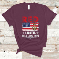 RED Friday Remember Everyone Deployed Retro Military T Shirt - Wonder Print Shop