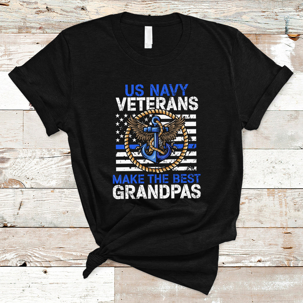 Old Navy T Shirt US Navy Veterans Make The Best Grandpas - Wonder Print Shop