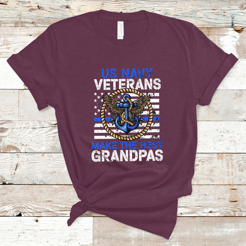 Old Navy T Shirt US Navy Veterans Make The Best Grandpas - Wonder Print Shop
