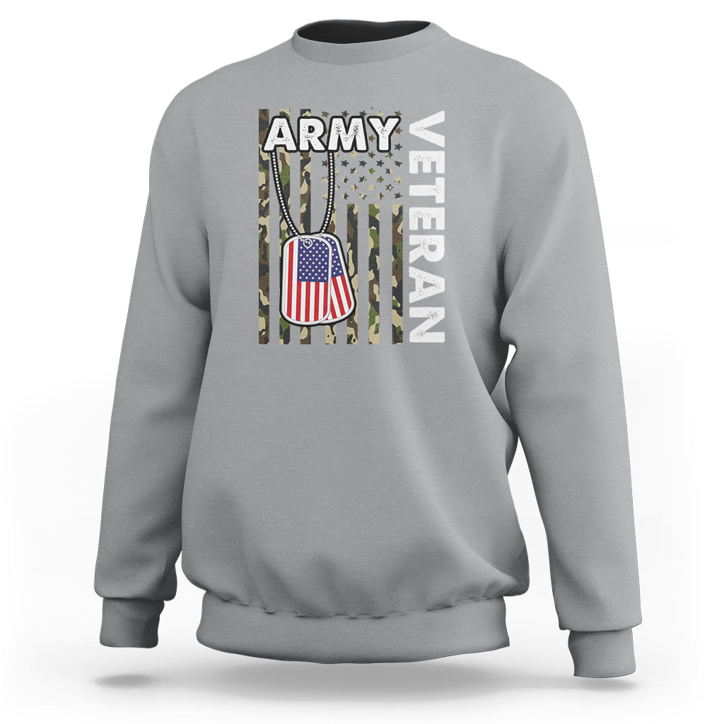Camo American Flag Sweatshirt Proud US Army - Wonder Print Shop