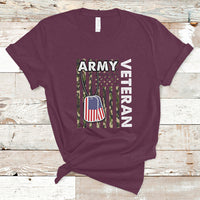 Camo American Flag T Shirt Proud US Army - Wonder Print Shop