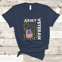Camo American Flag T Shirt Proud US Army - Wonder Print Shop