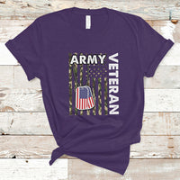 Camo American Flag T Shirt Proud US Army - Wonder Print Shop