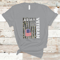 Camo American Flag T Shirt Proud US Army - Wonder Print Shop