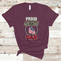 Proud Army Family T Shirt Cool Dad Mom - Wonder Print Shop