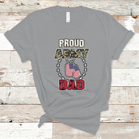 Proud Army Family T Shirt Cool Dad Mom - Wonder Print Shop
