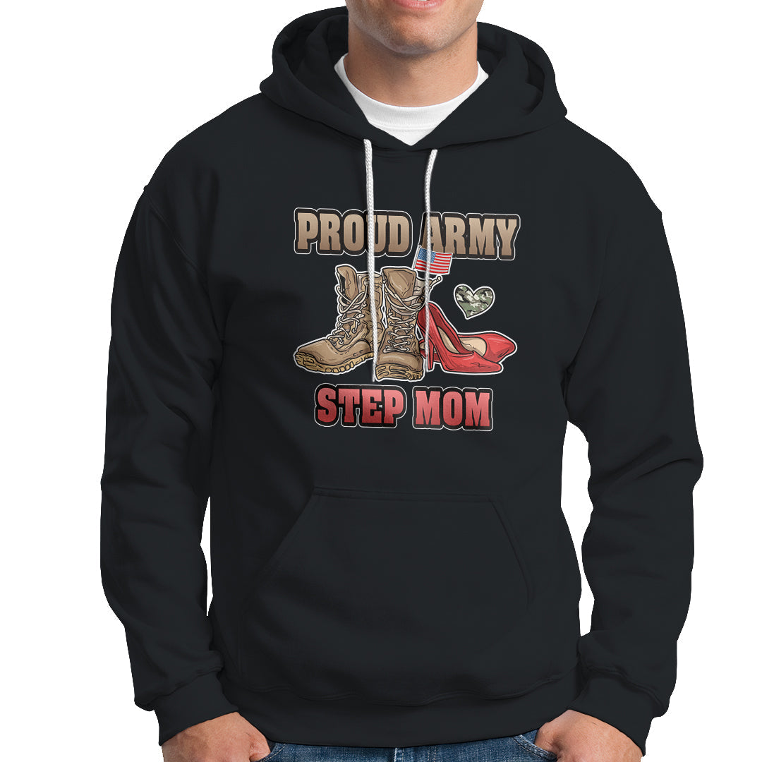 Proud Army Family Hoodie Cool Dad Mom - Wonder Print Shop