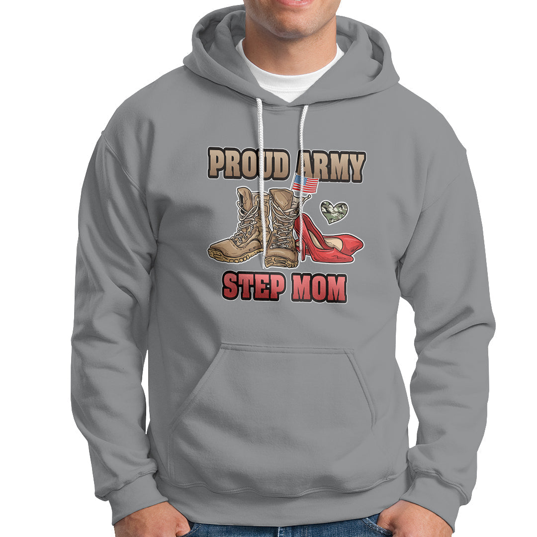 Proud Army Family Hoodie Cool Dad Mom - Wonder Print Shop