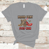 Proud Army Family T Shirt Cool Dad Mom - Wonder Print Shop