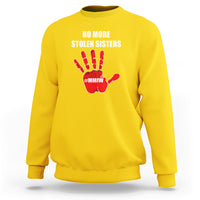 Native American Sweatshirt No More Stolen Sisters, Stop MMIW Red Hand - Wonder Print Shop