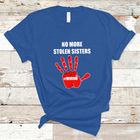 Native American T Shirt No More Stolen Sisters, Stop MMIW Red Hand - Wonder Print Shop