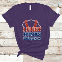 I Fight Human Trafficking Awareness T Shirt - Wonder Print Shop