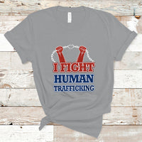 I Fight Human Trafficking Awareness T Shirt - Wonder Print Shop
