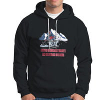 Never Underestimate An Old Man On Skis Funny Skiing Skier Hoodie - Wonder Print Shop