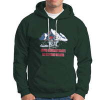 Never Underestimate An Old Man On Skis Funny Skiing Skier Hoodie - Wonder Print Shop