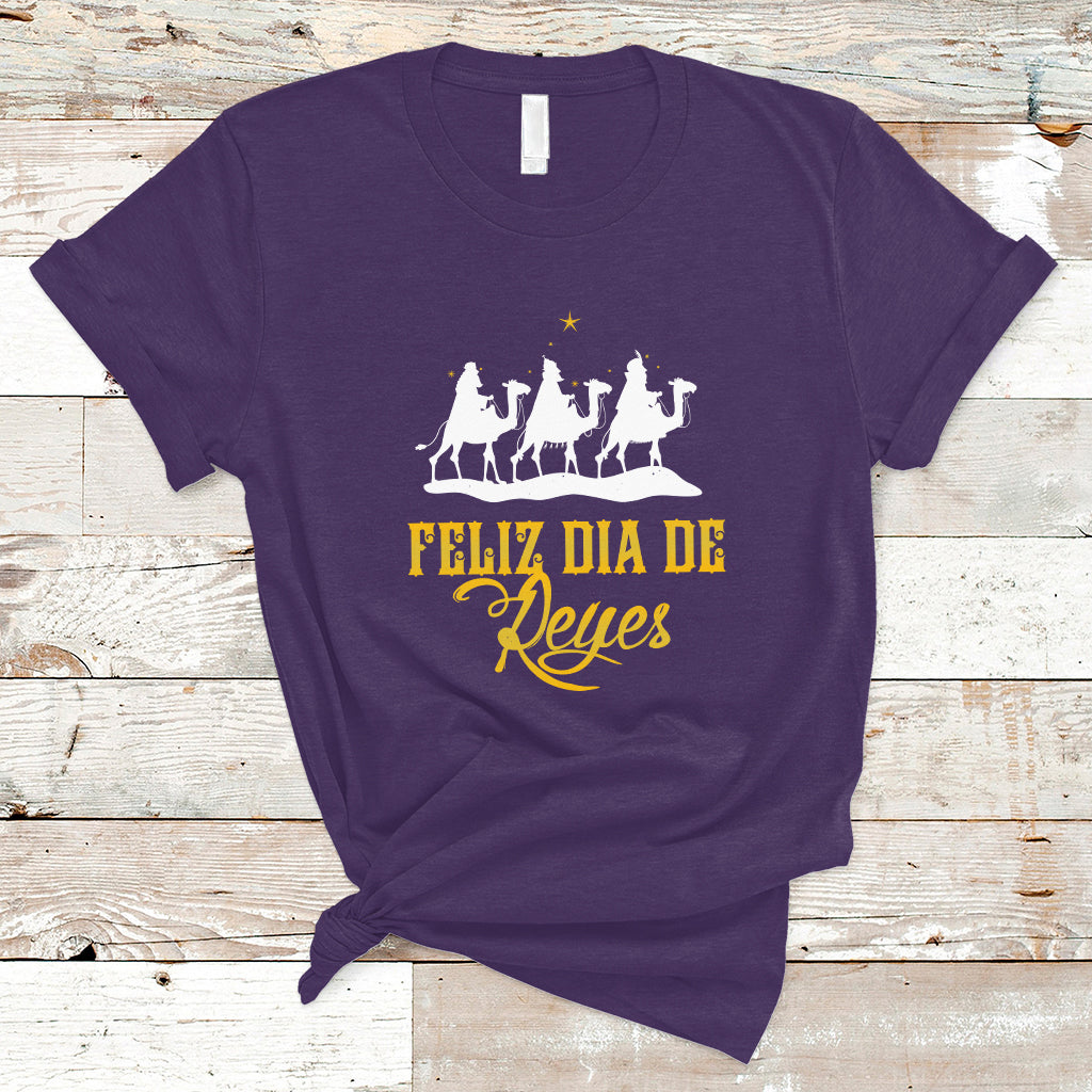 Feliz Dia De Reyes Happy Three Kings Day Epiphany Day T Shirt - Wonder Print Shop