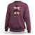 #Wearred World AIDS Day Sweatshirt Messy Bun Red Ribbon - Wonder Print Shop