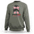 #Wearred World AIDS Day Sweatshirt Messy Bun Red Ribbon - Wonder Print Shop