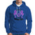 Leprosy Hoodie I Am A Leprosy Warrior Purple Ribbon with Butterfly - Wonder Print Shop