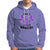 Leprosy Hoodie I Am A Leprosy Warrior Purple Ribbon with Butterfly - Wonder Print Shop