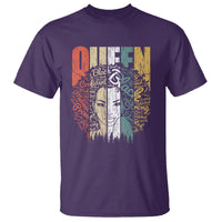 Black History T Shirt For Women Educated Strong Black Queen - Wonder Print Shop