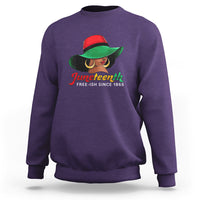 Juneteenth for Women Sweatshirt Celebrating Black Freedom Day 1865 - Wonder Print Shop
