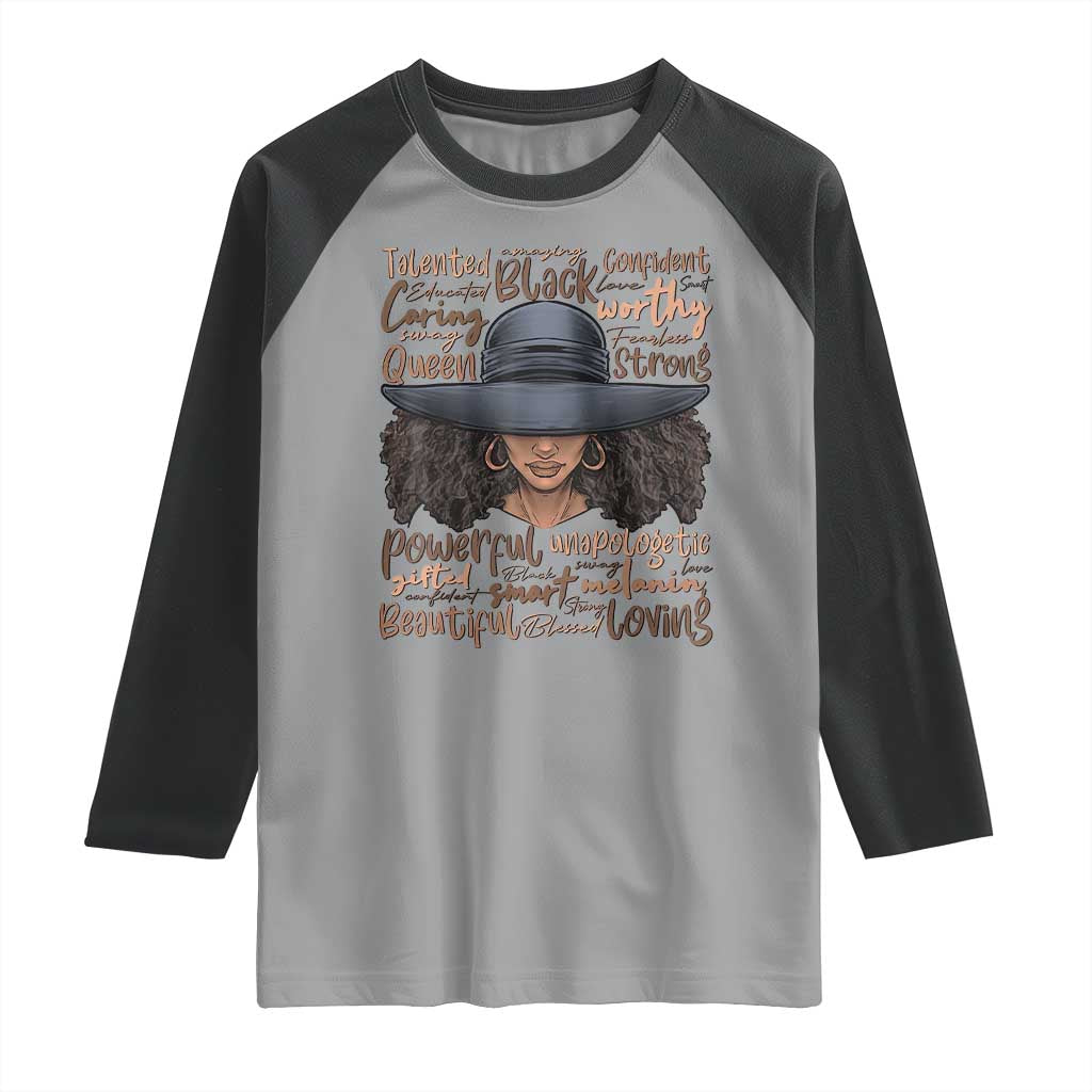 African Black History Raglan Shirt African American Ladies Juneteenth