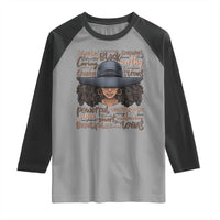 African Black History Raglan Shirt African American Ladies Juneteenth