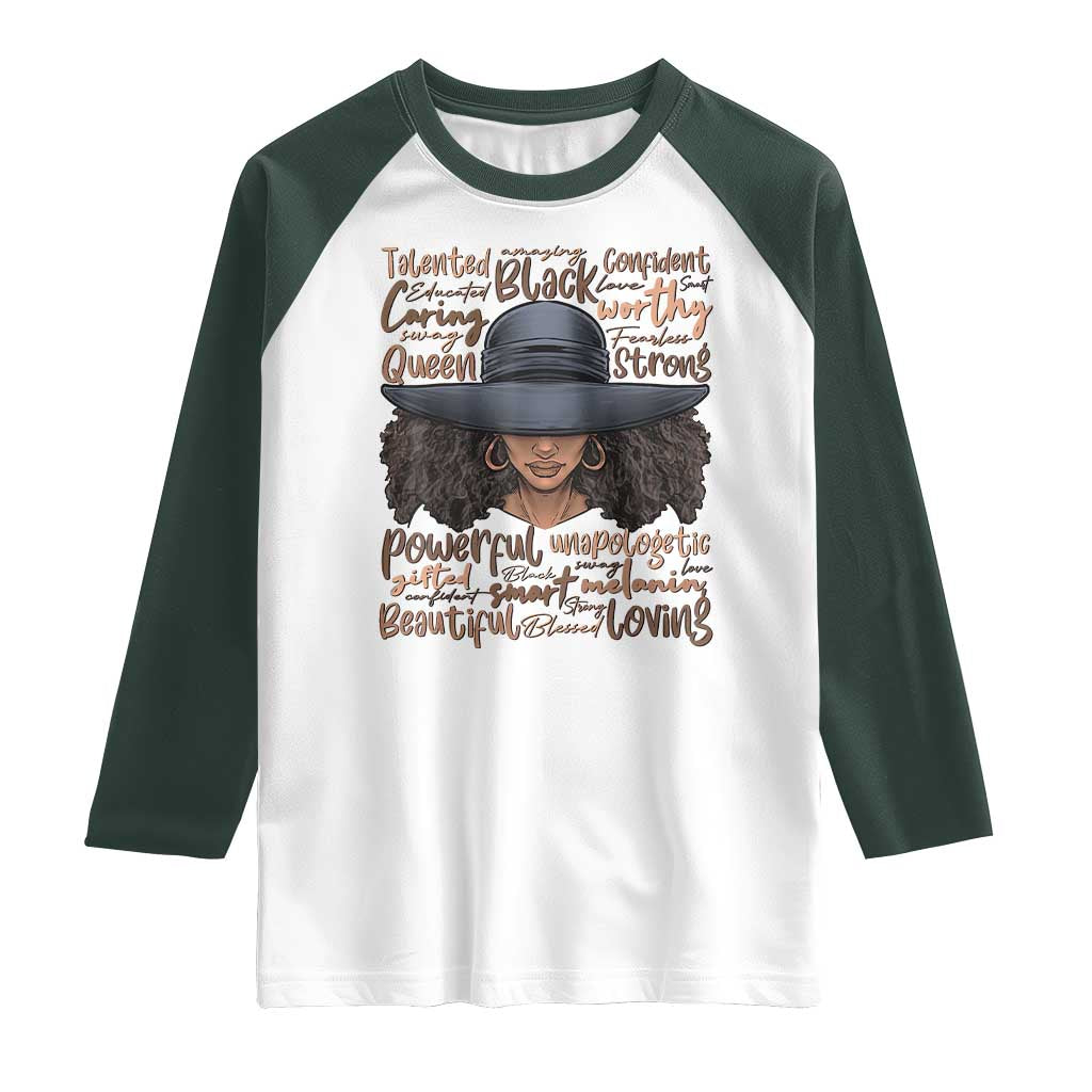 African Black History Raglan Shirt African American Ladies Juneteenth