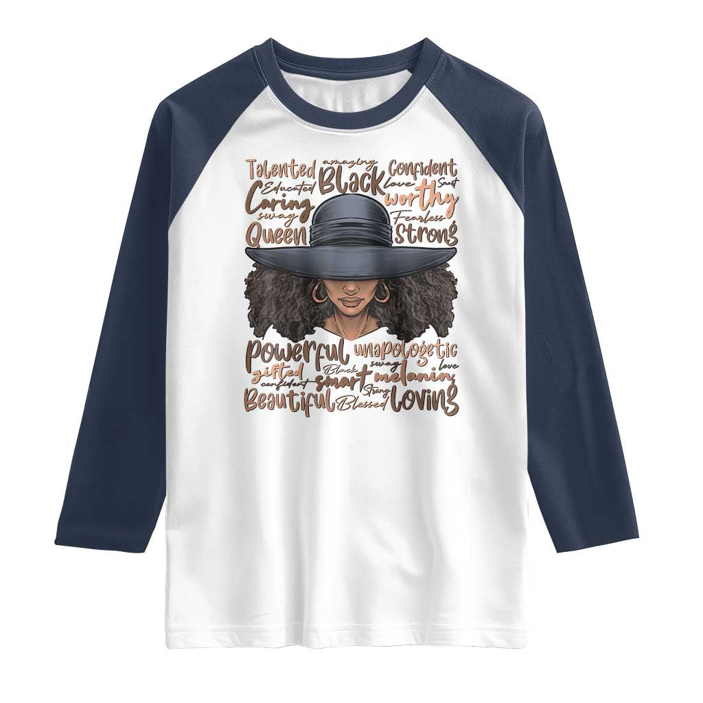 African Black History Raglan Shirt African American Ladies Juneteenth