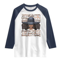 African Black History Raglan Shirt African American Ladies Juneteenth