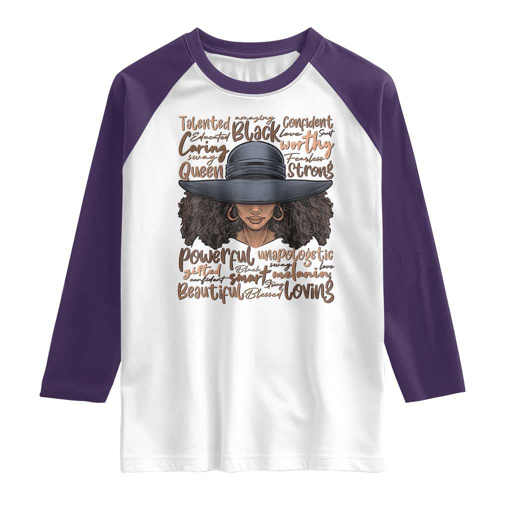 African Black History Raglan Shirt African American Ladies Juneteenth